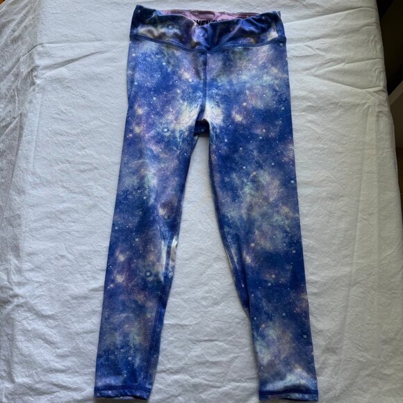 Eddie Bauer Kids S (7/8) Lavender Graphic Tee & Galaxy Print Leggings Set - Picture 7 of 10